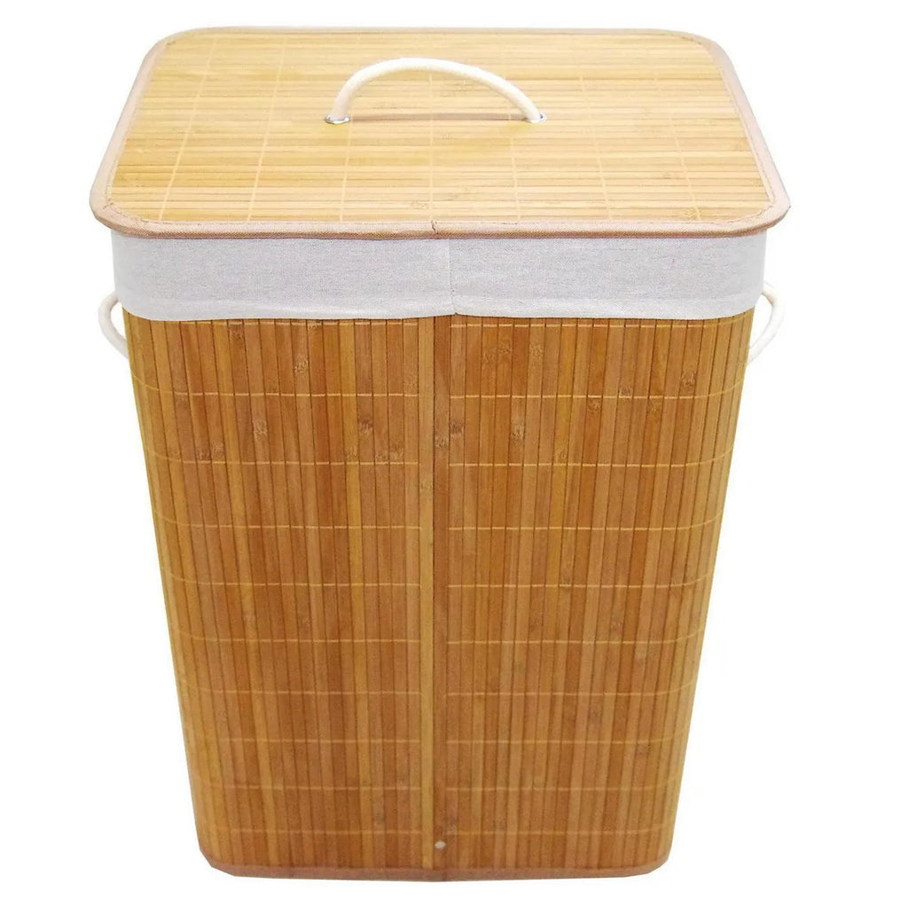 Canasto Para Ropa Bambú