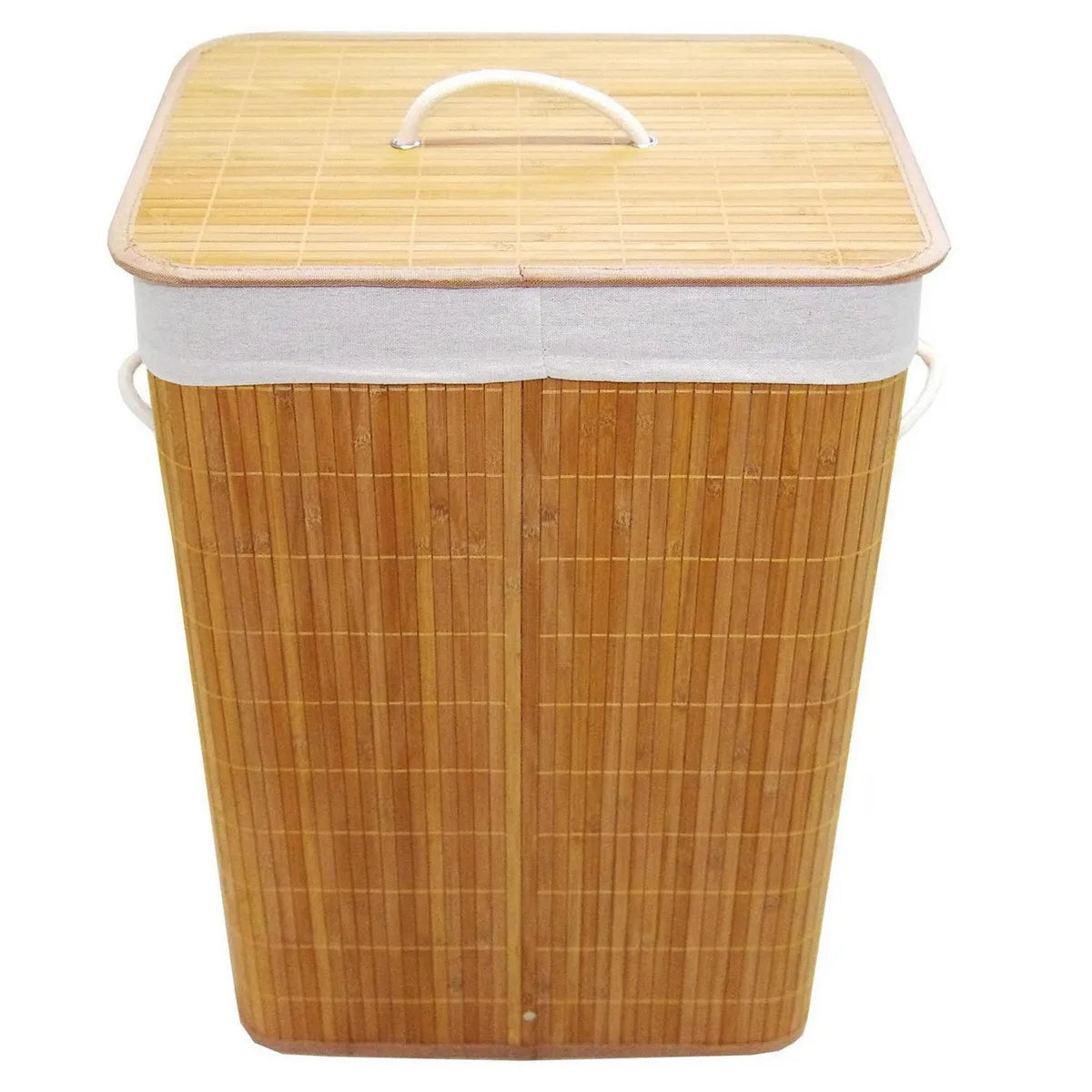 Canasto Para Ropa Bambú