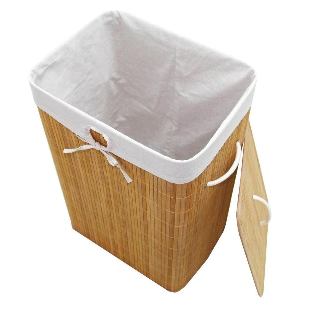 Canasto Para Ropa Bambú
